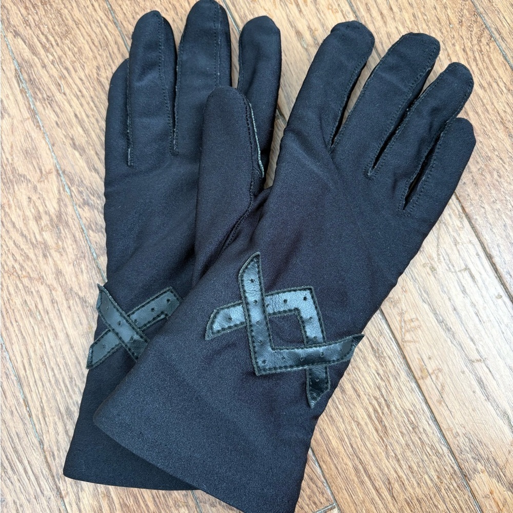Thinsulate Vintage Retro Women’s Lined Chevron Driving Gloves